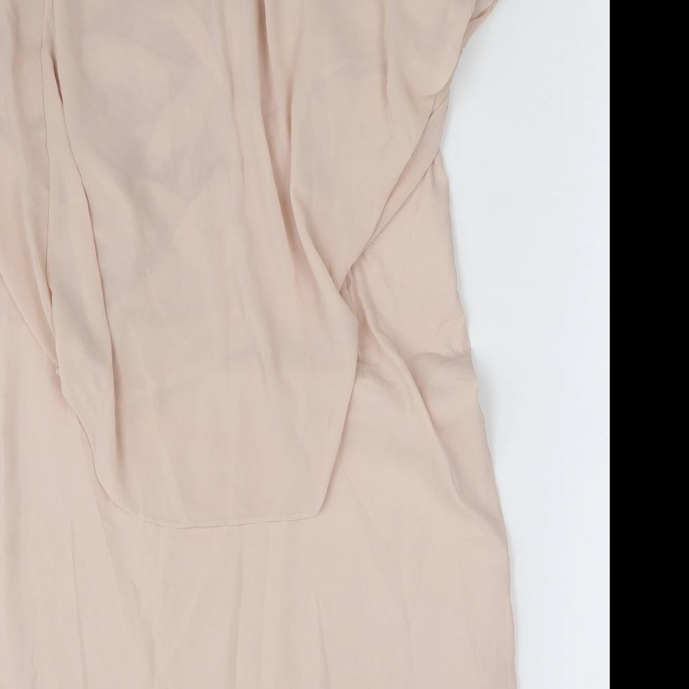 H&M Womens Pink Basic Blouse Size 10