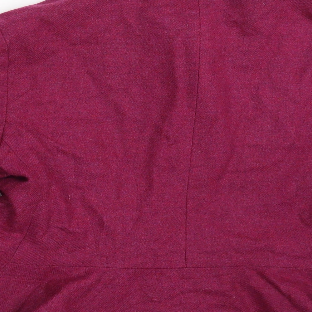 Patra Womens Purple Jacket Blazer Size 10