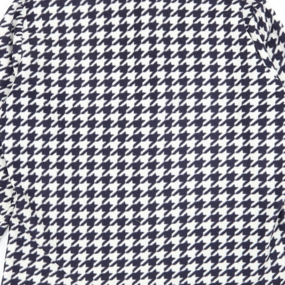 Marks & Spencer Womens Multicoloured Herringbone Full Zip Jumper Size 12