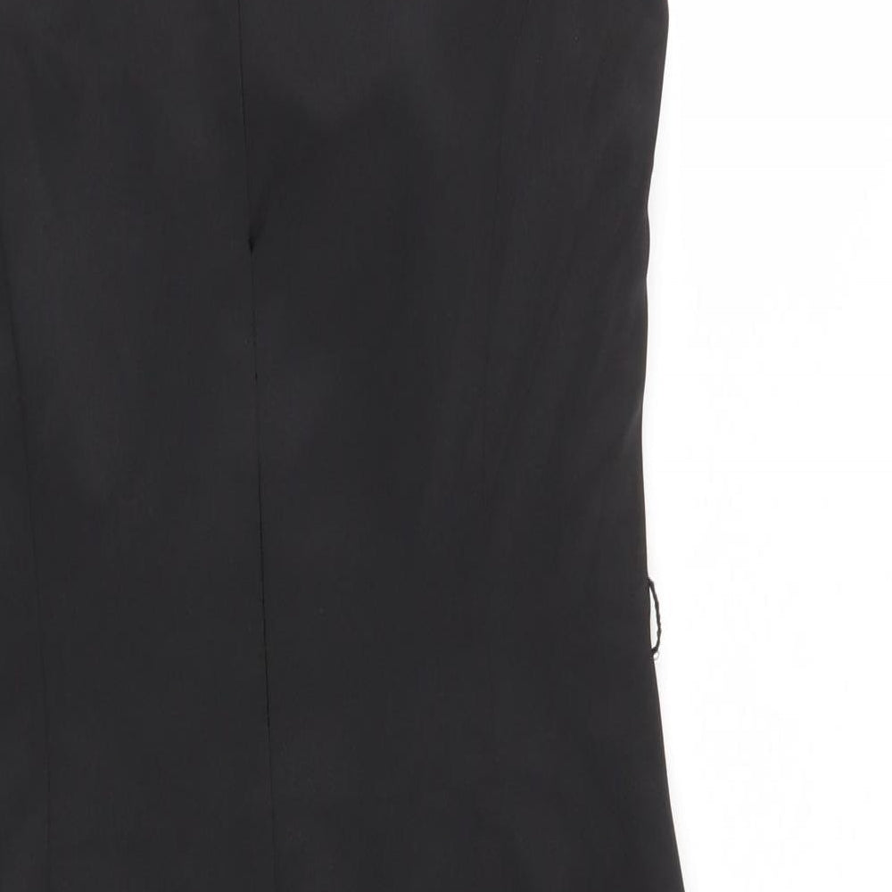 editions Womens Black A-Line Size 10