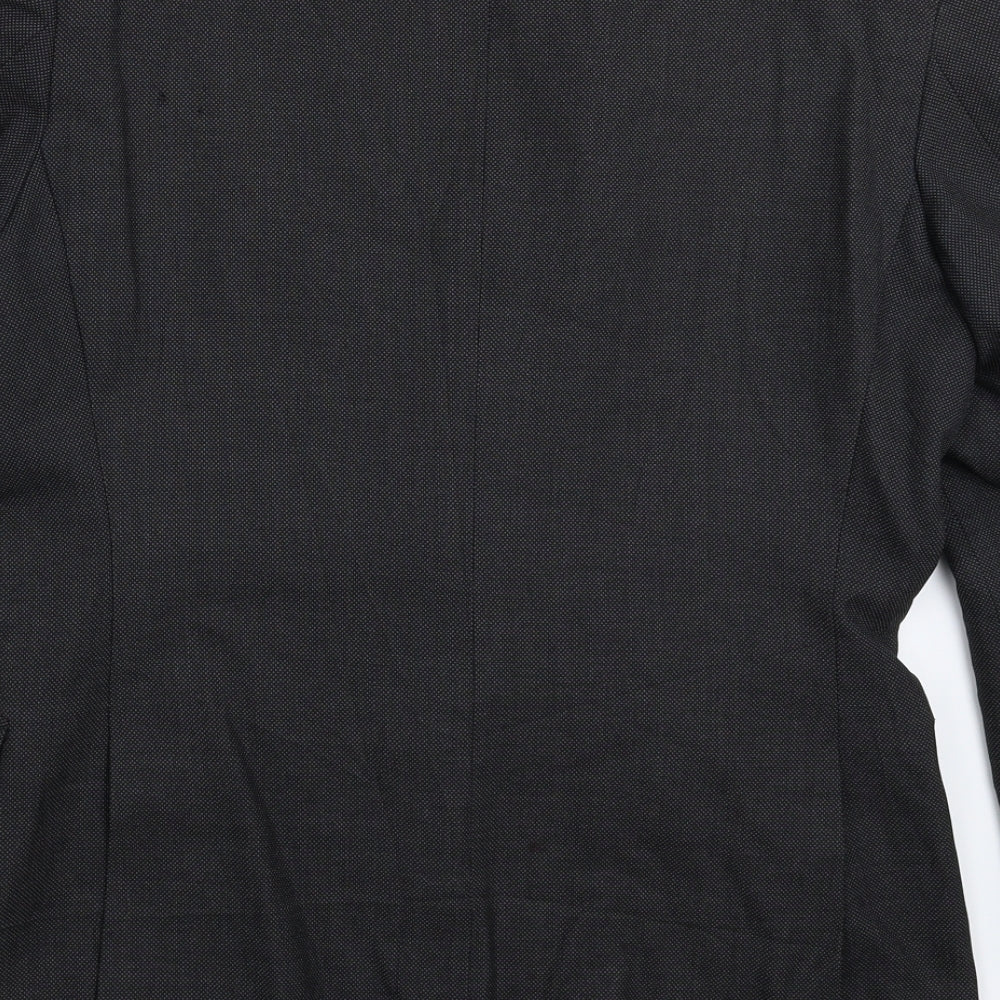 Norton Townsend Mens Black Jacket Suit Jacket Size 38