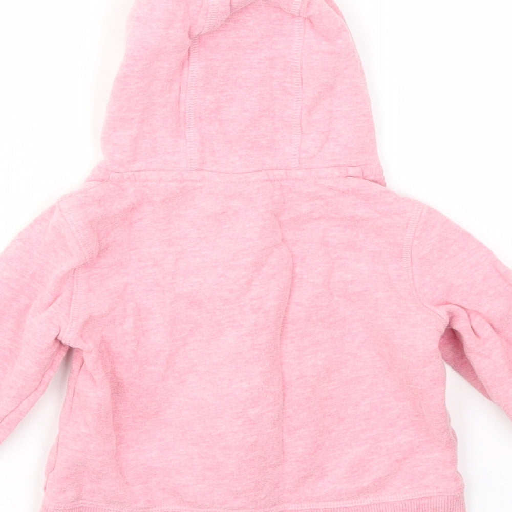 NEXT Girls Pink Full Zip Jumper Size 9-10 Years