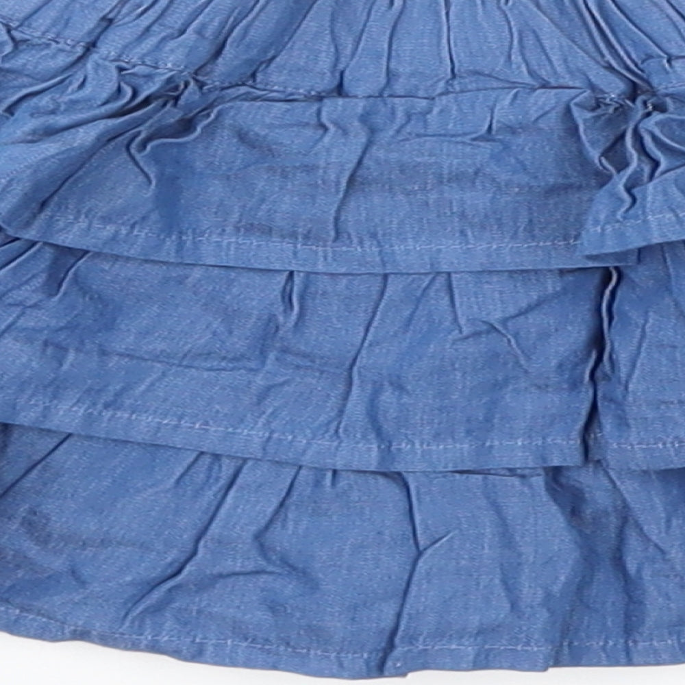Matalan Girls Blue Flare Skirt Size 12-18 Months