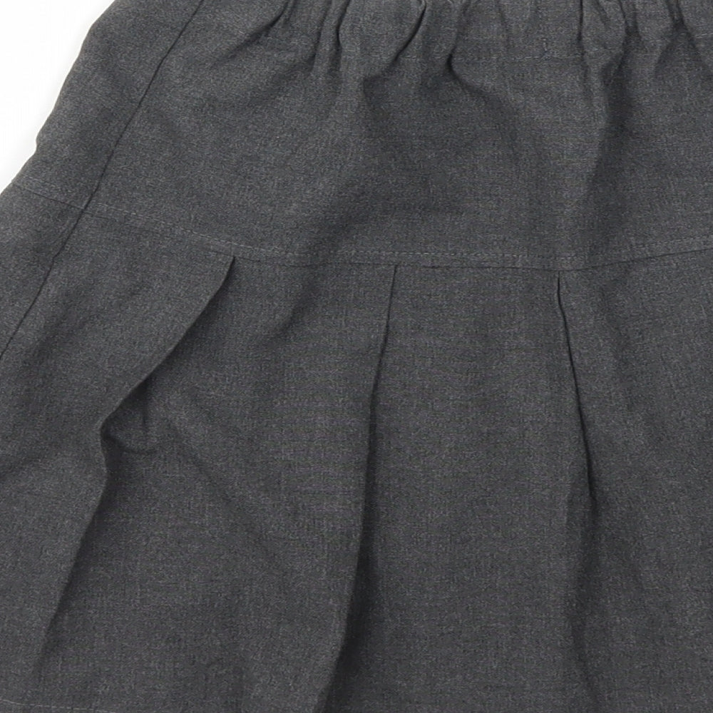 Marks & Spencer Girls Grey Flare Skirt Size 8-9 Years