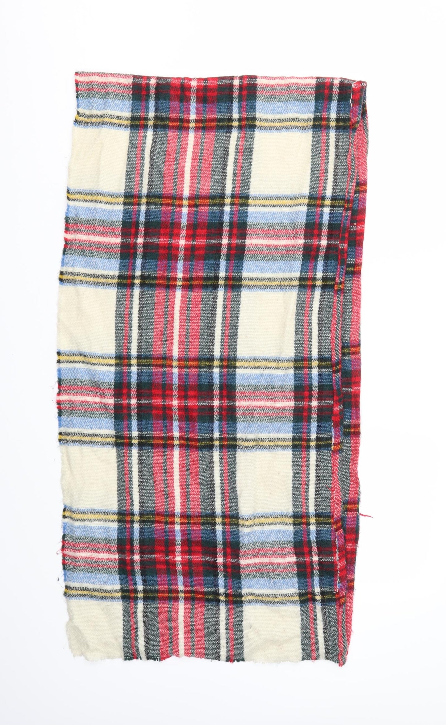 Preworn Womens Multicoloured Check Scarf