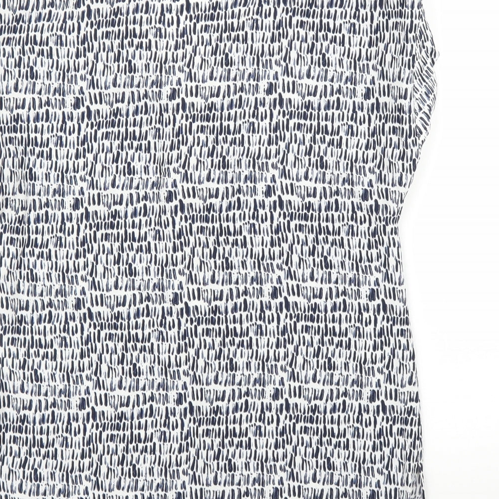 Phase Eight Womens Blue Basic Blouse Size 8
