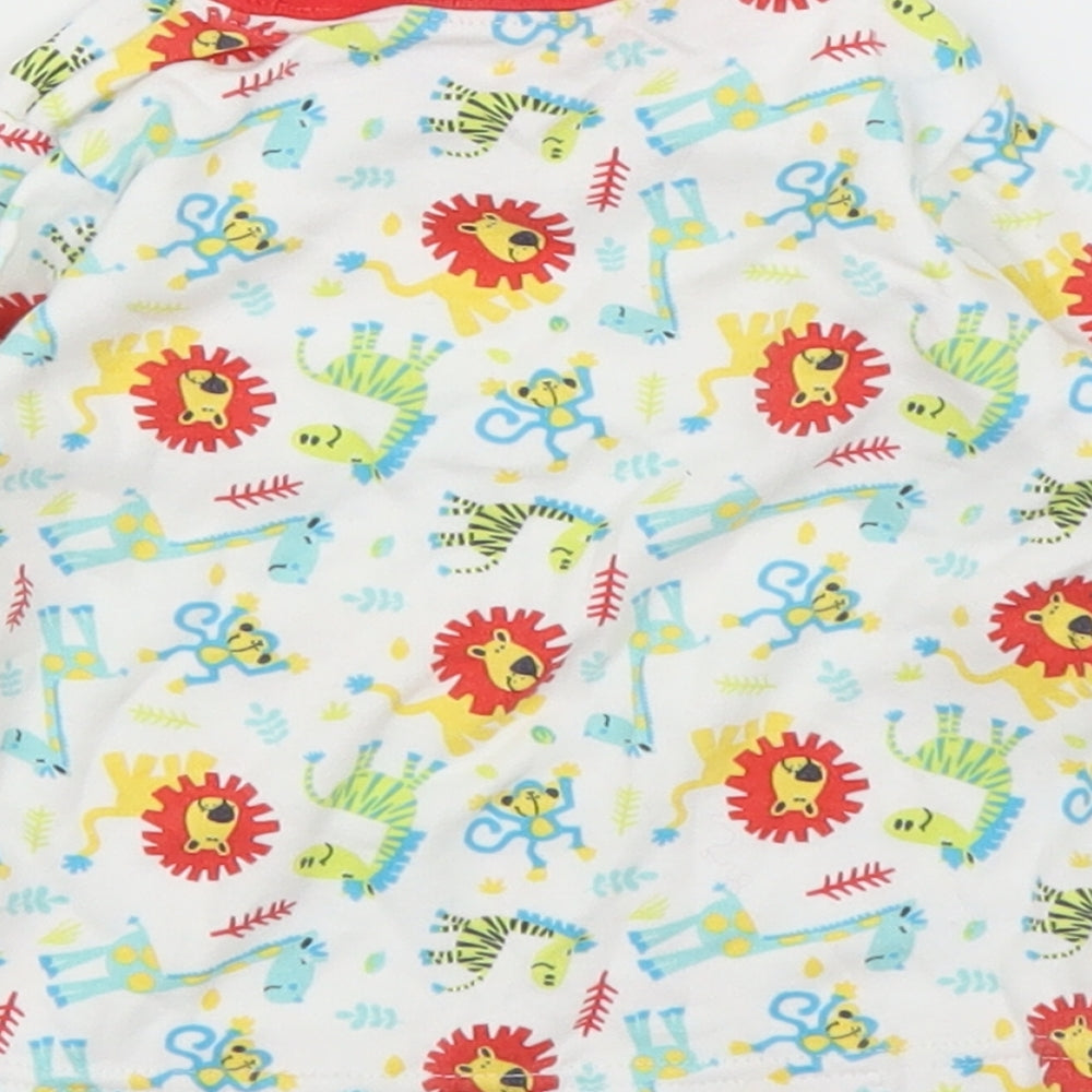 George Boys White Basic T-Shirt Size 9-12 Months