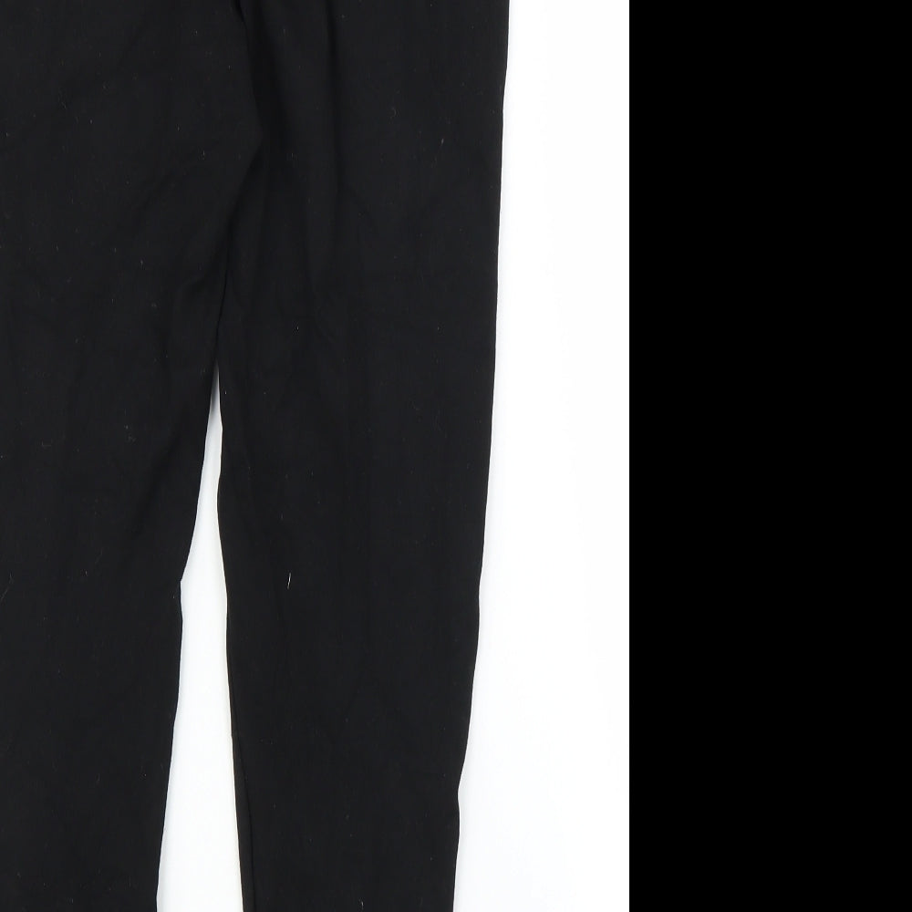 Next Womens Black Carrot Leggings Size 10 L21 in
