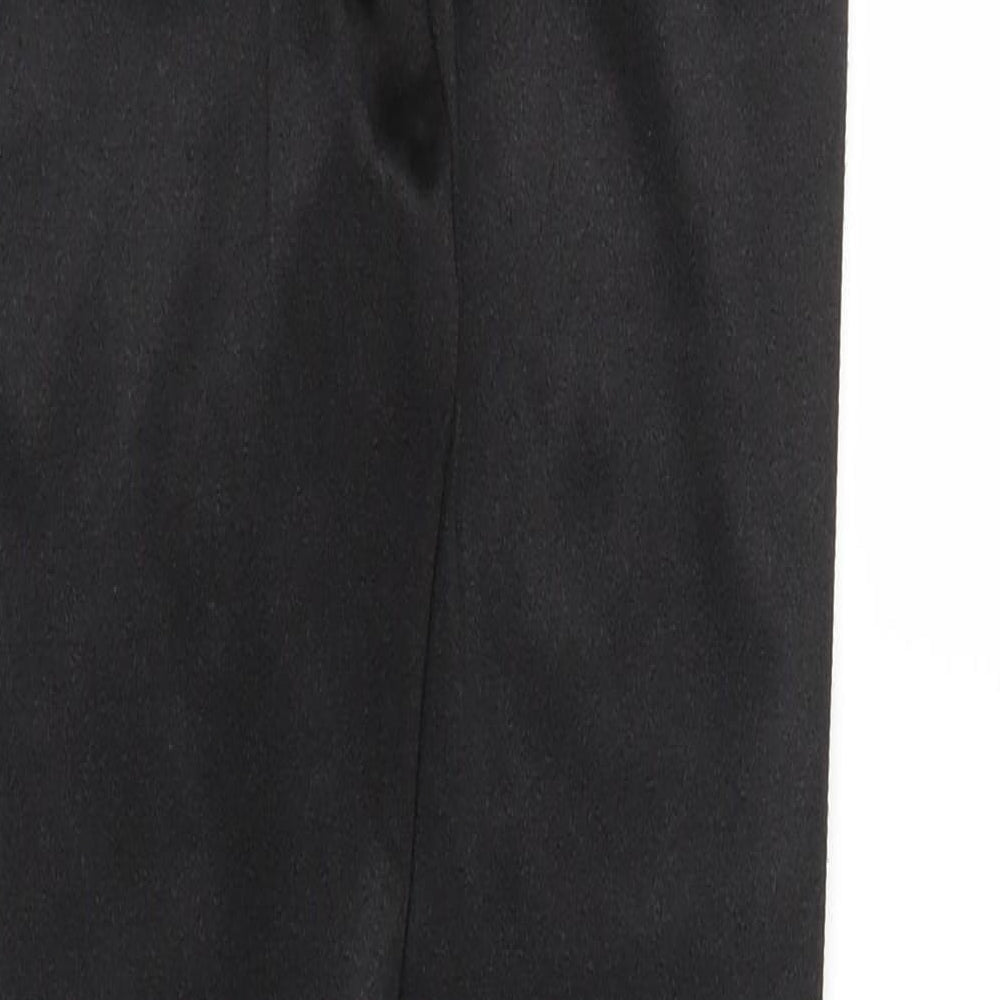 Cameo Rose Womens Black Carrot Trousers Size 10 L27 in