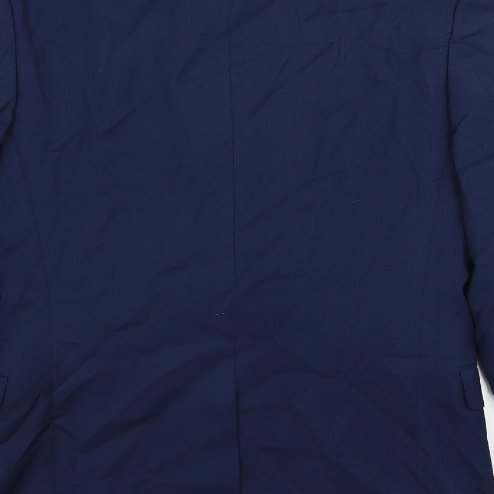 Cedarwood State Mens Blue Jacket Blazer Size S