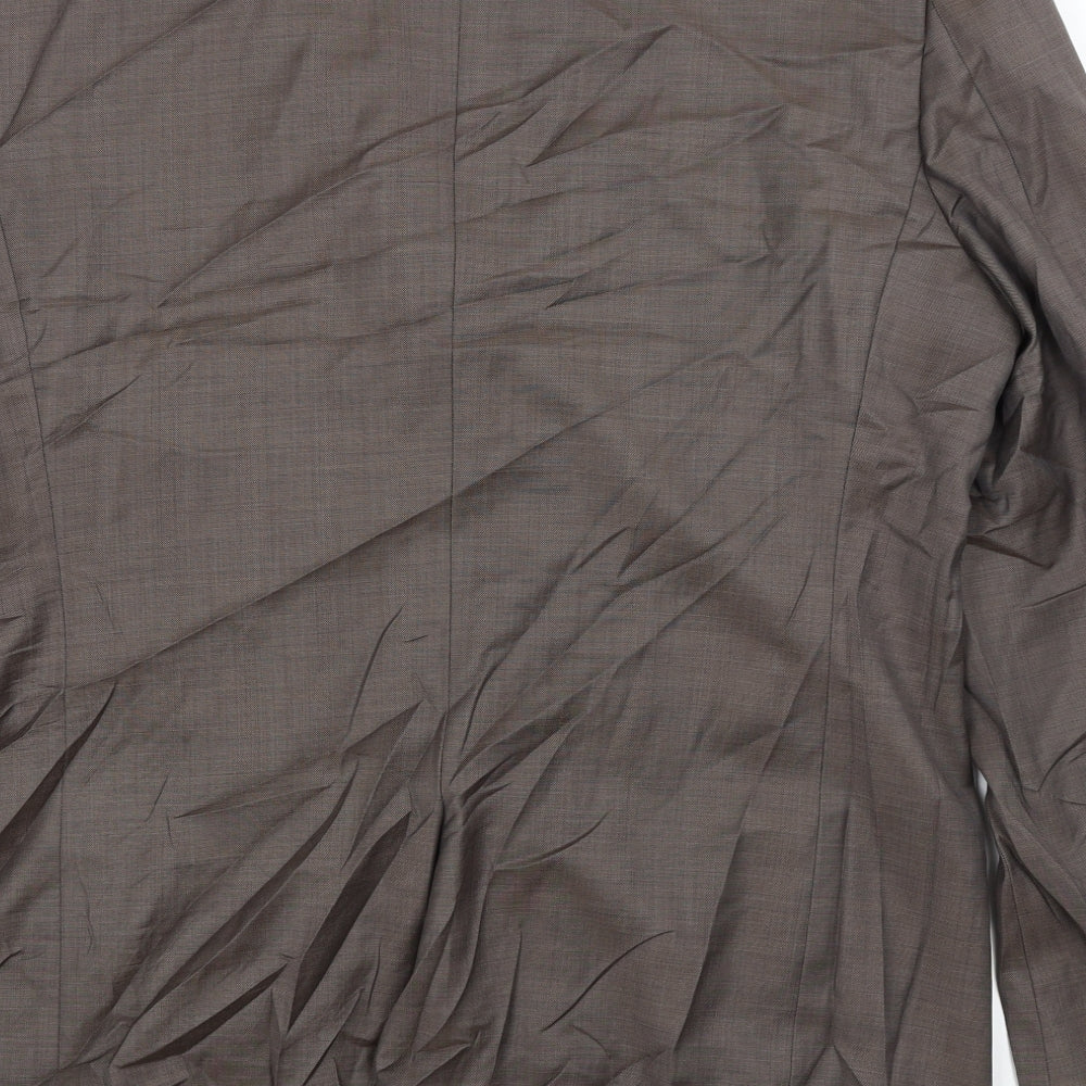 Next Mens Brown Jacket Blazer Size L