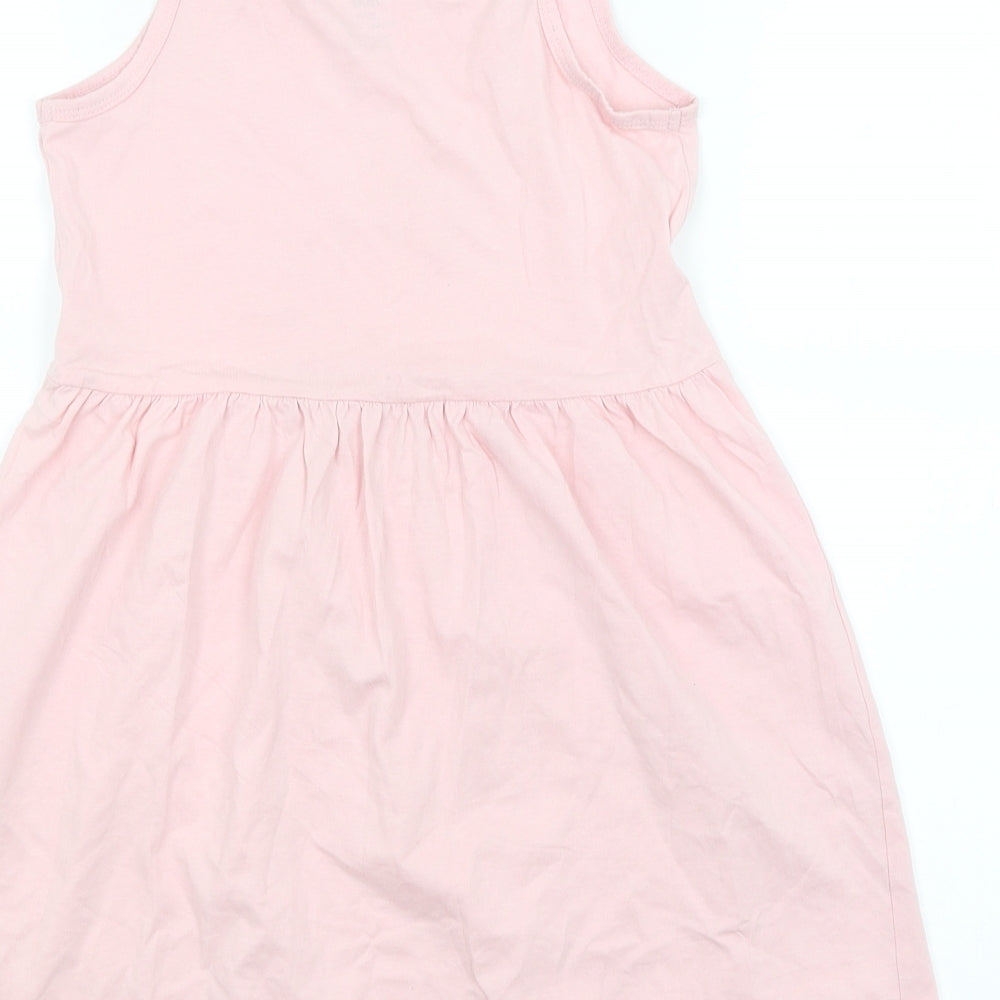 H&M Girls Pink Fit & Flare Size 9-10 Years