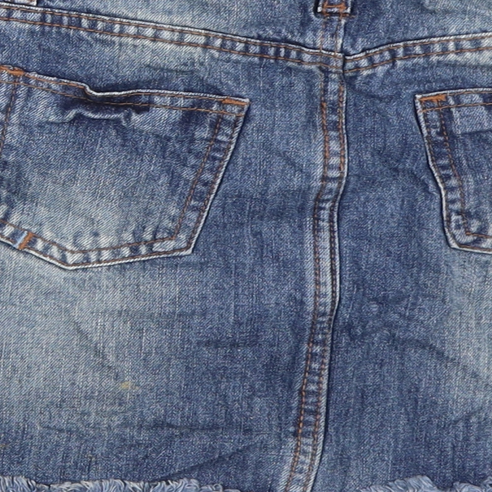 John Lewis Girls Blue Denim Mini Skirt Size 8 Years