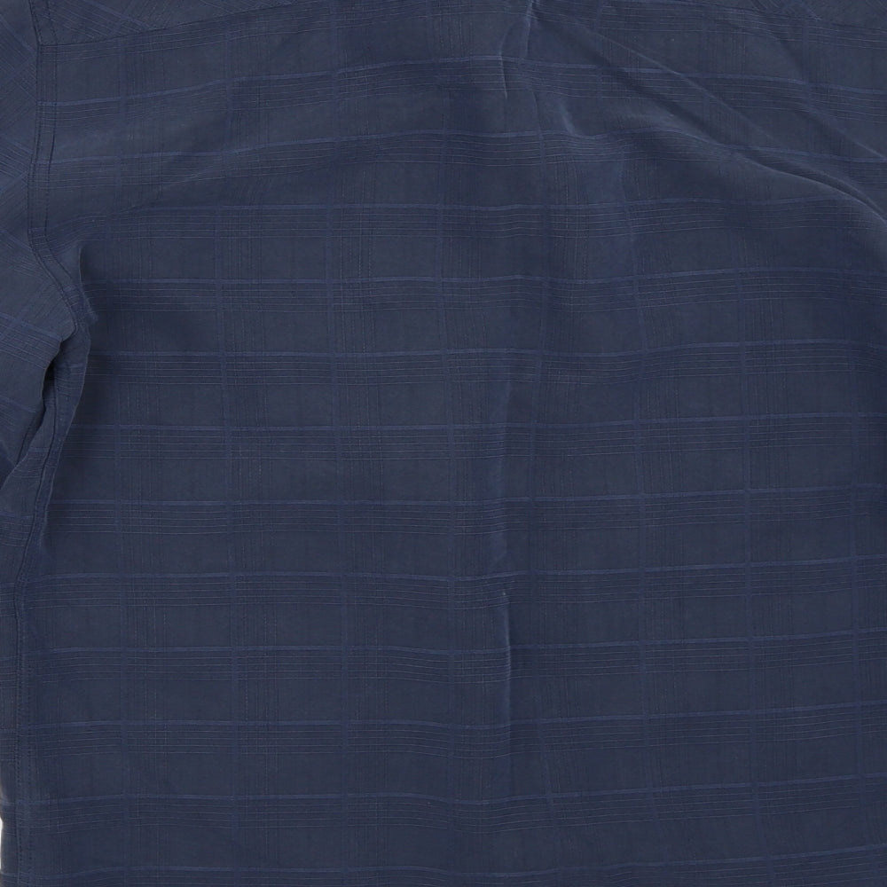 Next Mens Blue Button-Up Size S