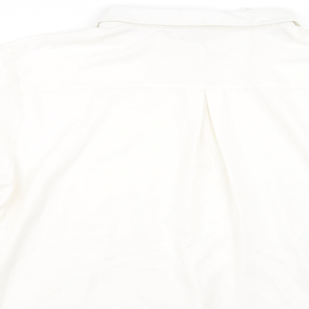 In the Style Womens White Basic Button-Up Size 20