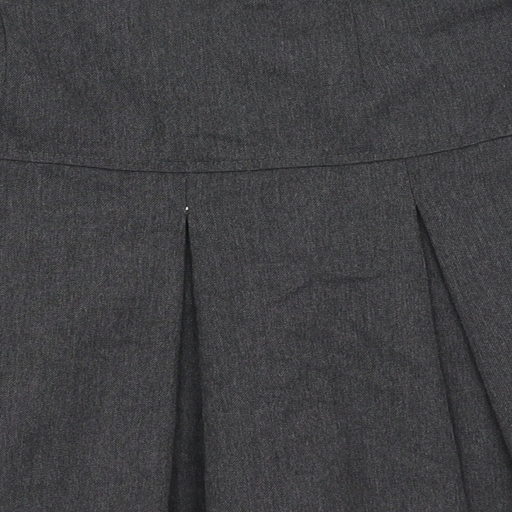 NEXT Girls Grey Pleated Skirt Size 9 Years