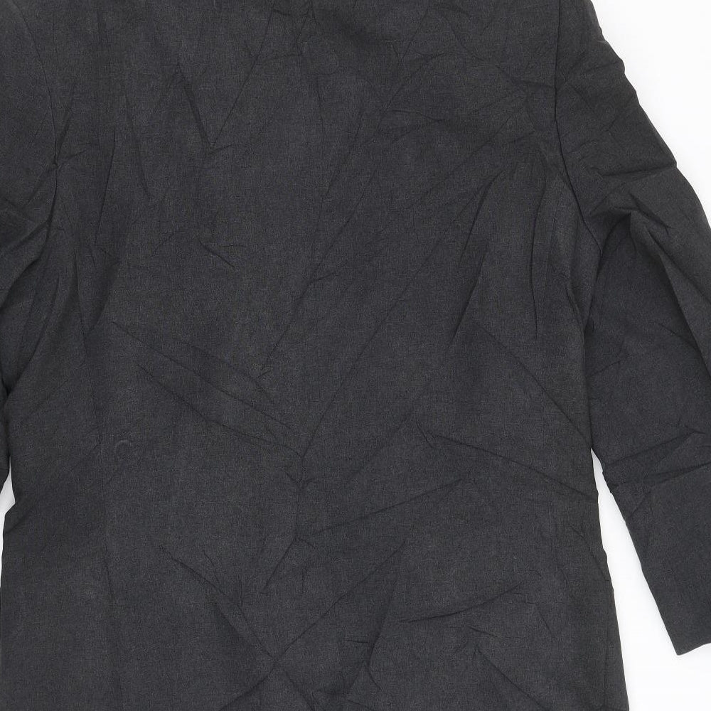 tescos Mens Grey Jacket Blazer Size XL - Padded Shoulders
