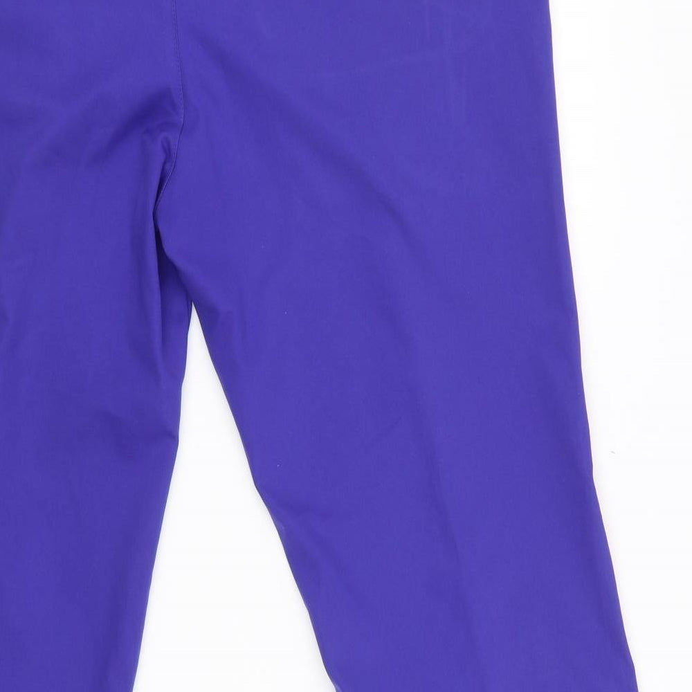 IJP Design Womens Purple Trousers Size 38 L24 in - tailored