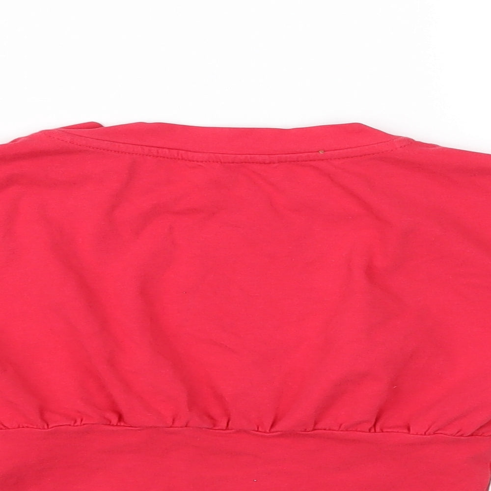Matalan Girls Red Blouse Size 9 Years