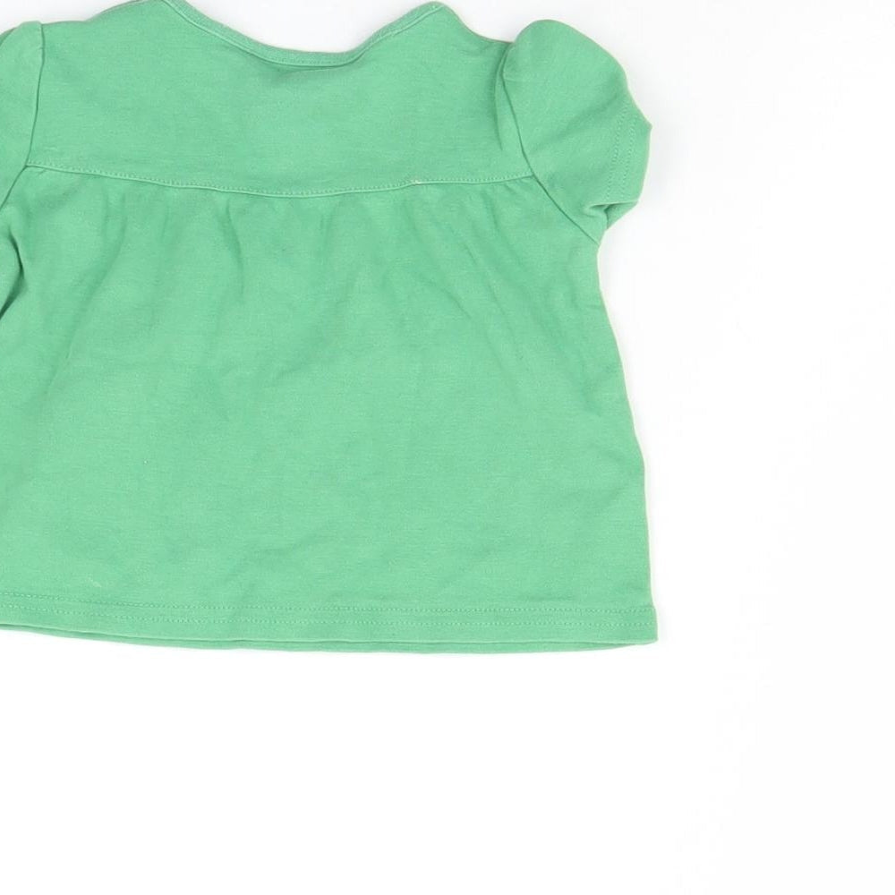 Next Baby Green Basic Blouse Size 3-6 Months