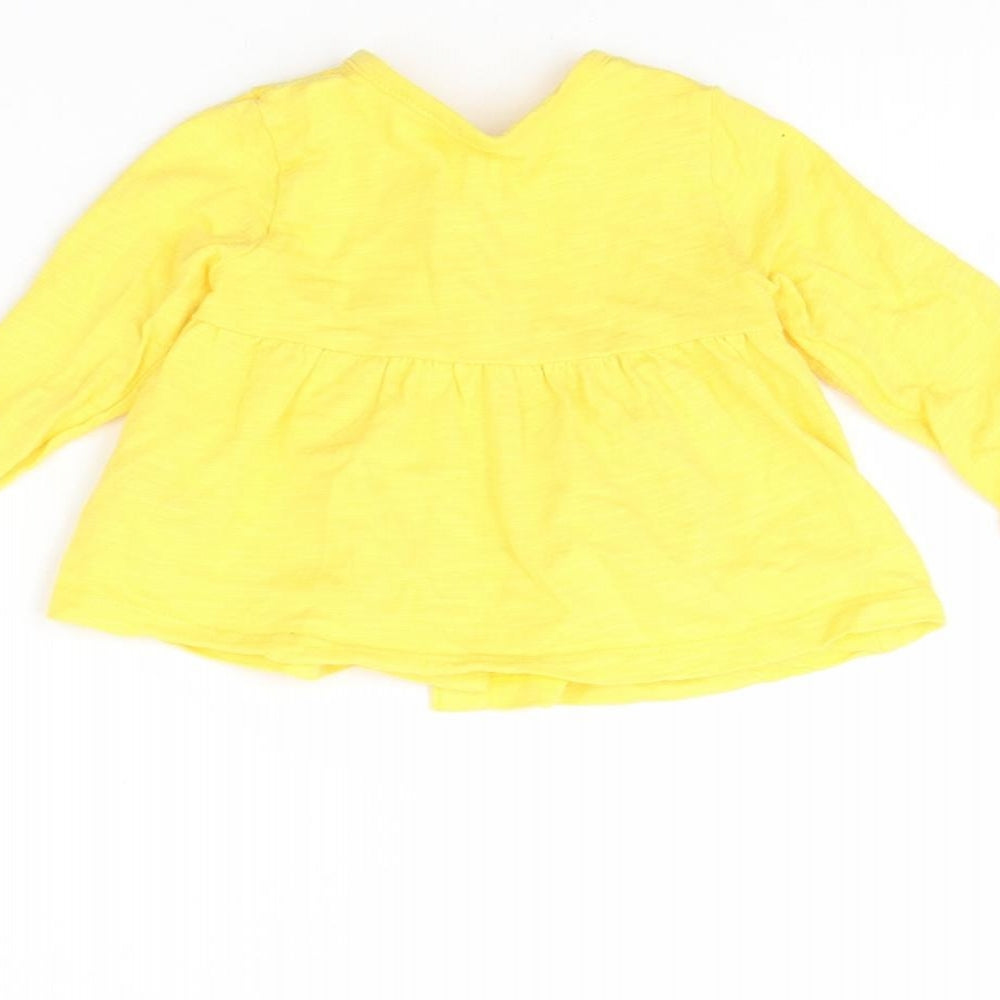 Mothercare Girls Yellow Jacket Size 3-6 Months