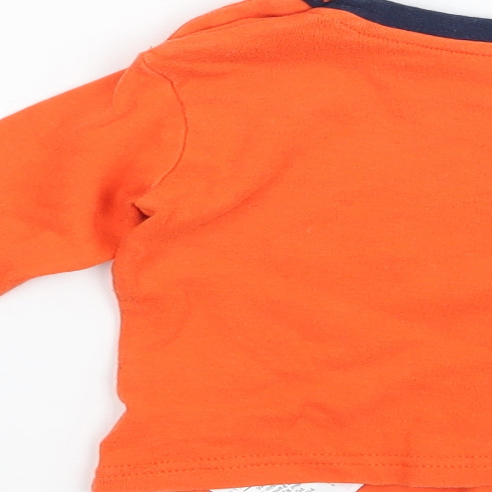Primark Boys Orange Basic T-Shirt Size 3-6 Months