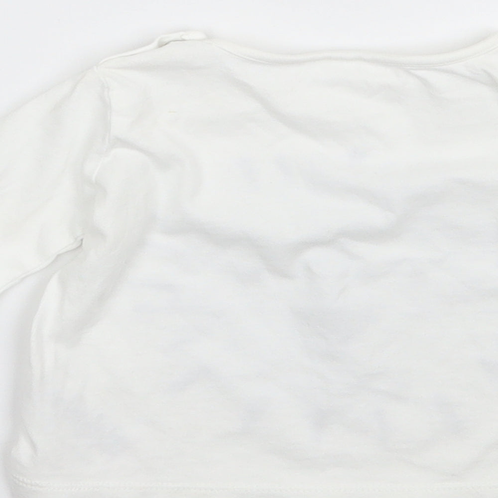 Next Baby White Basic T-Shirt Size 3-6 Months