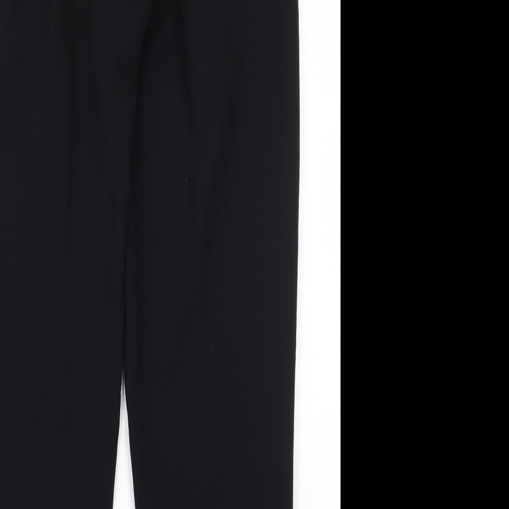 Strenesse Womens Black Trousers Size 10 L29 in