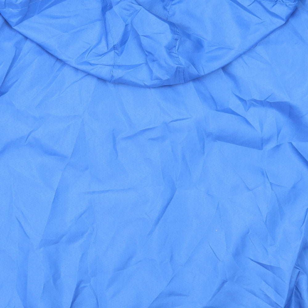 Anne De Lancay Womens Blue Jacket Coat Size 14