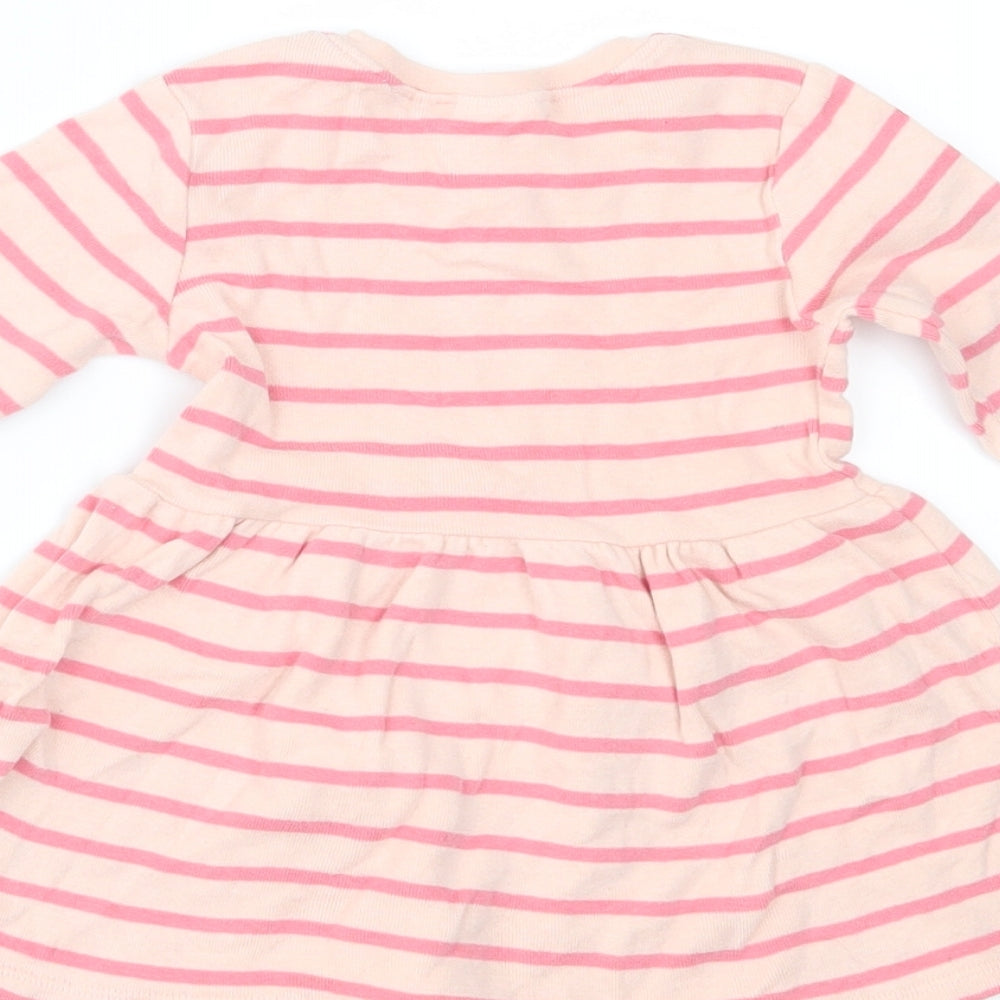 NEXT Girls Pink Striped A-Line Size 3-6 Months