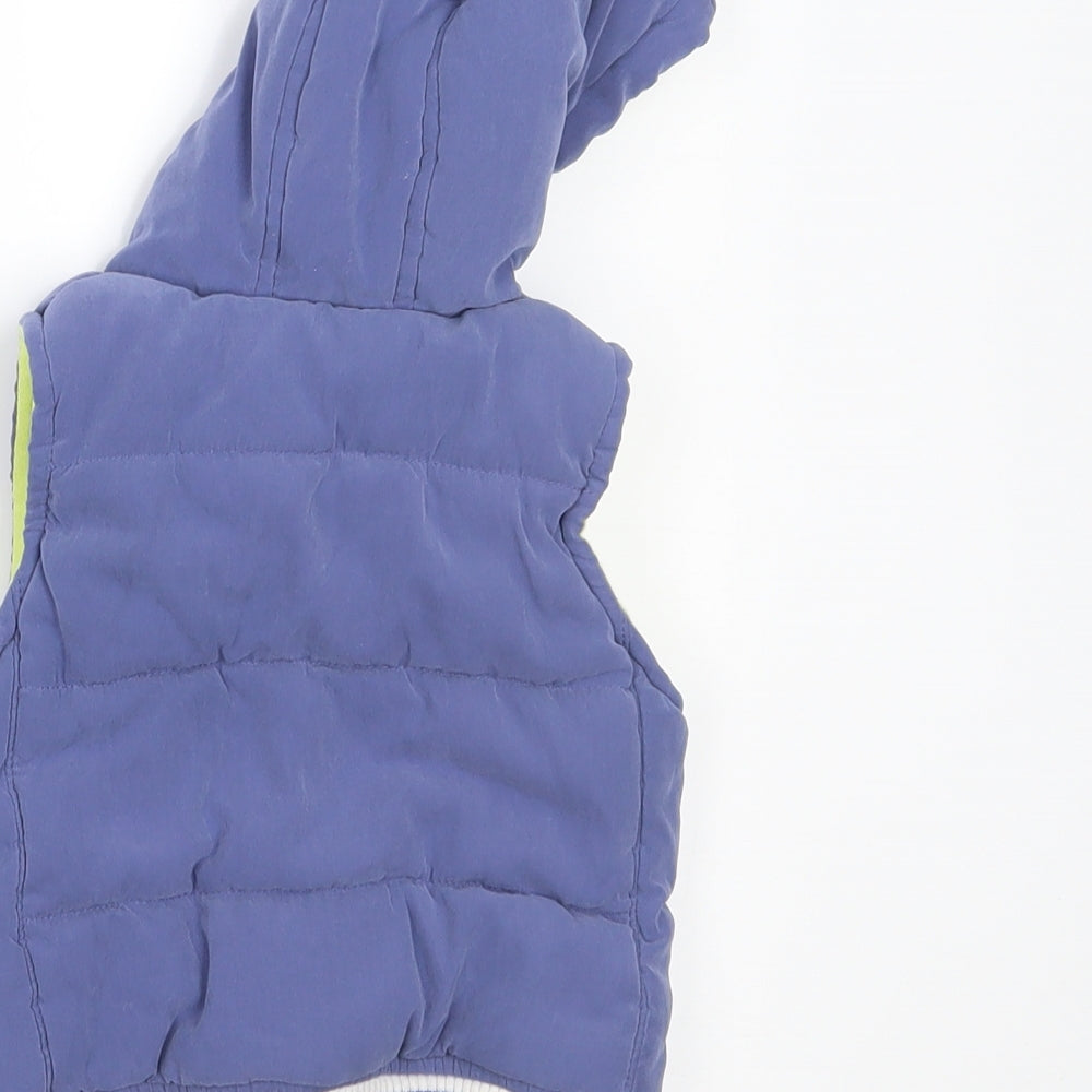 George Boys Blue Gilet Waistcoat Size 6-9 Months