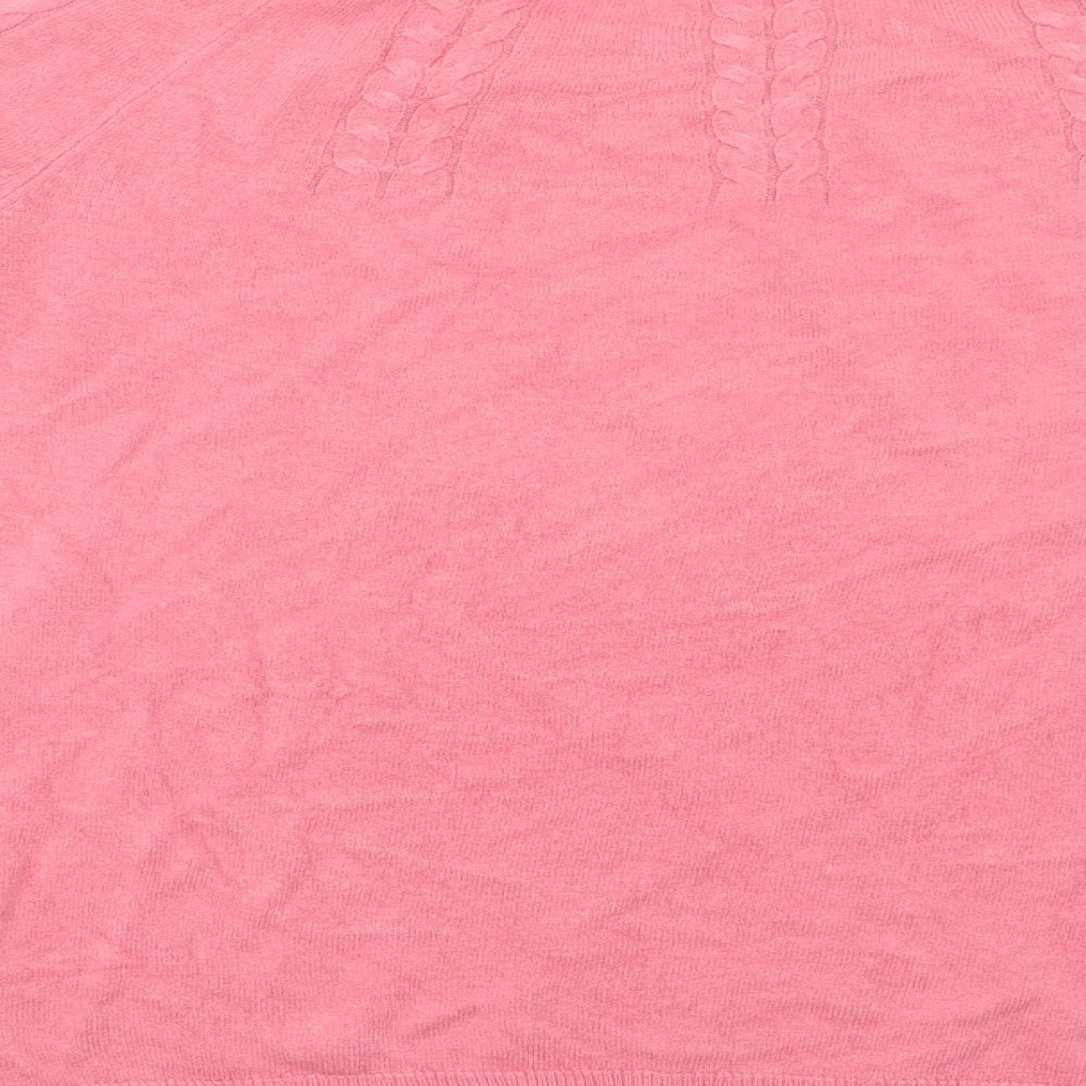 TU Womens Pink Pullover Jumper Size 12