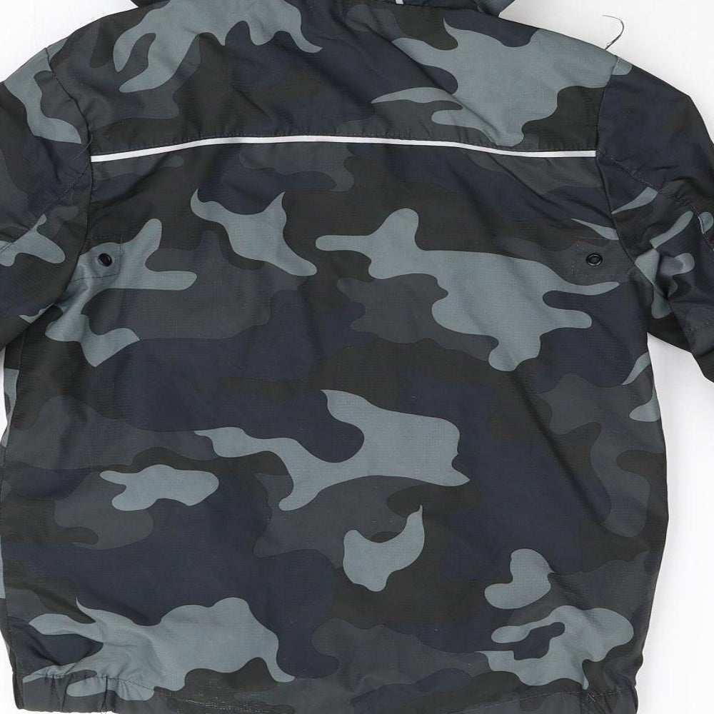 Urban Girls Multicoloured Camouflage Anorak Jacket Size 6-7 Years