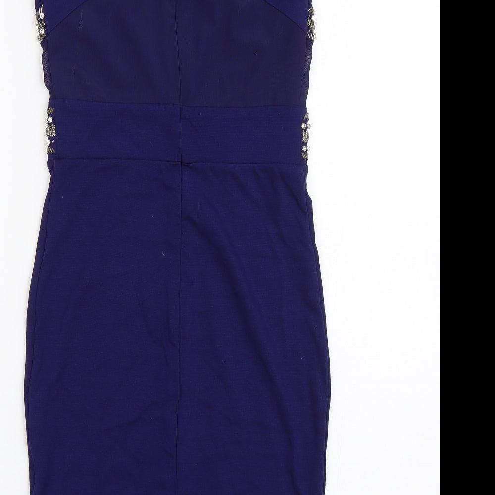 TFNC Womens Blue Bodycon Size S