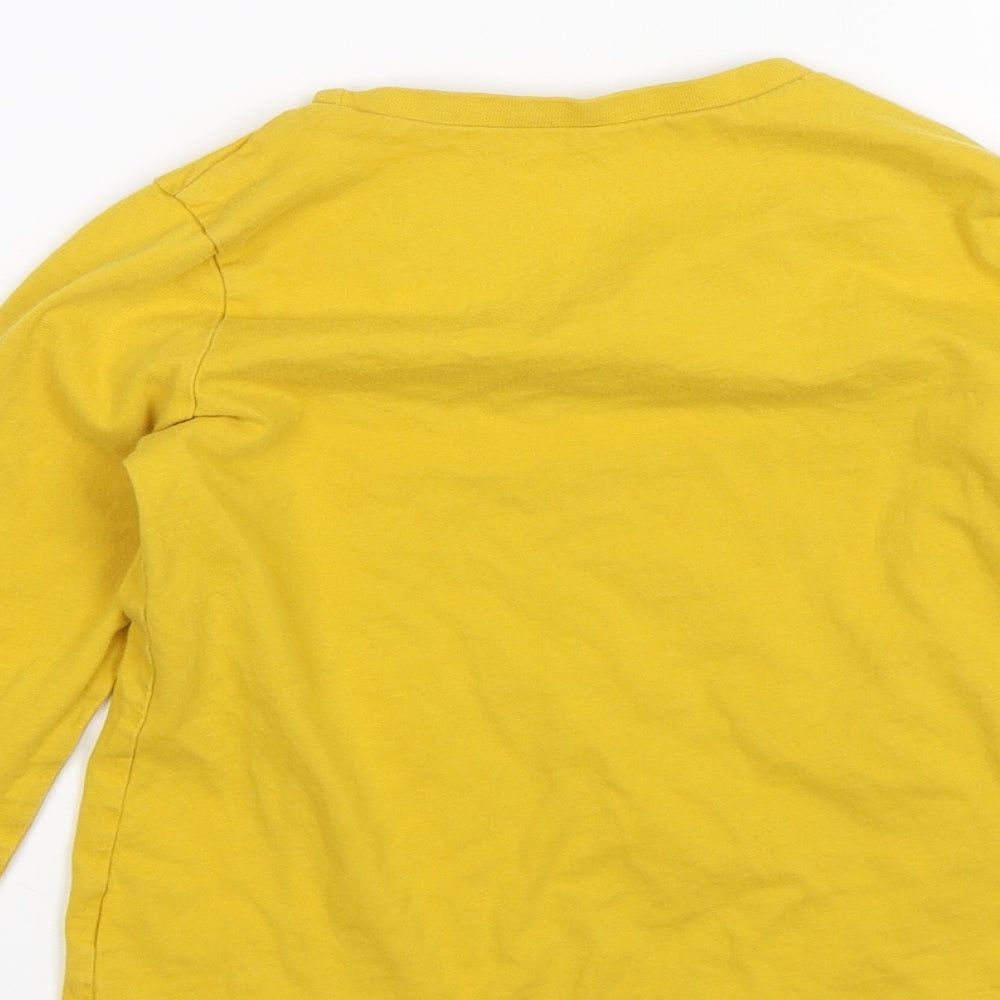 George Boys Yellow Basic T-Shirt Size 5-6 Years - Need WIFI