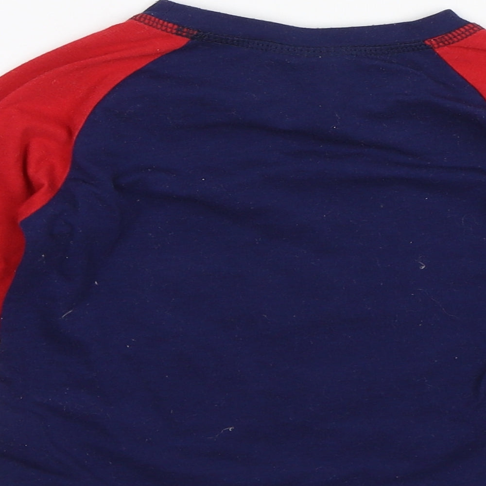 Hullabaloo Boys Black Basic T-Shirt Size 3-4 Years - Santa jaws