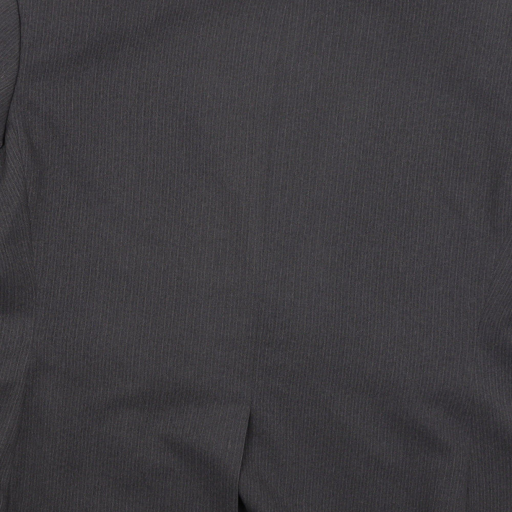TAYLOR&WRIGHT Mens Grey Striped Jacket Blazer Size 46