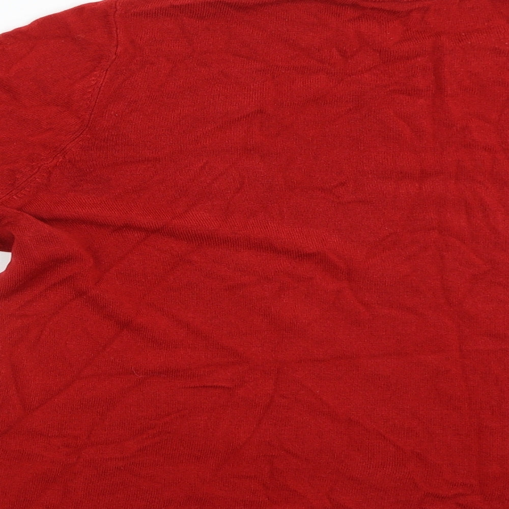 love knitwear Womens Red Pullover Jumper Size 20