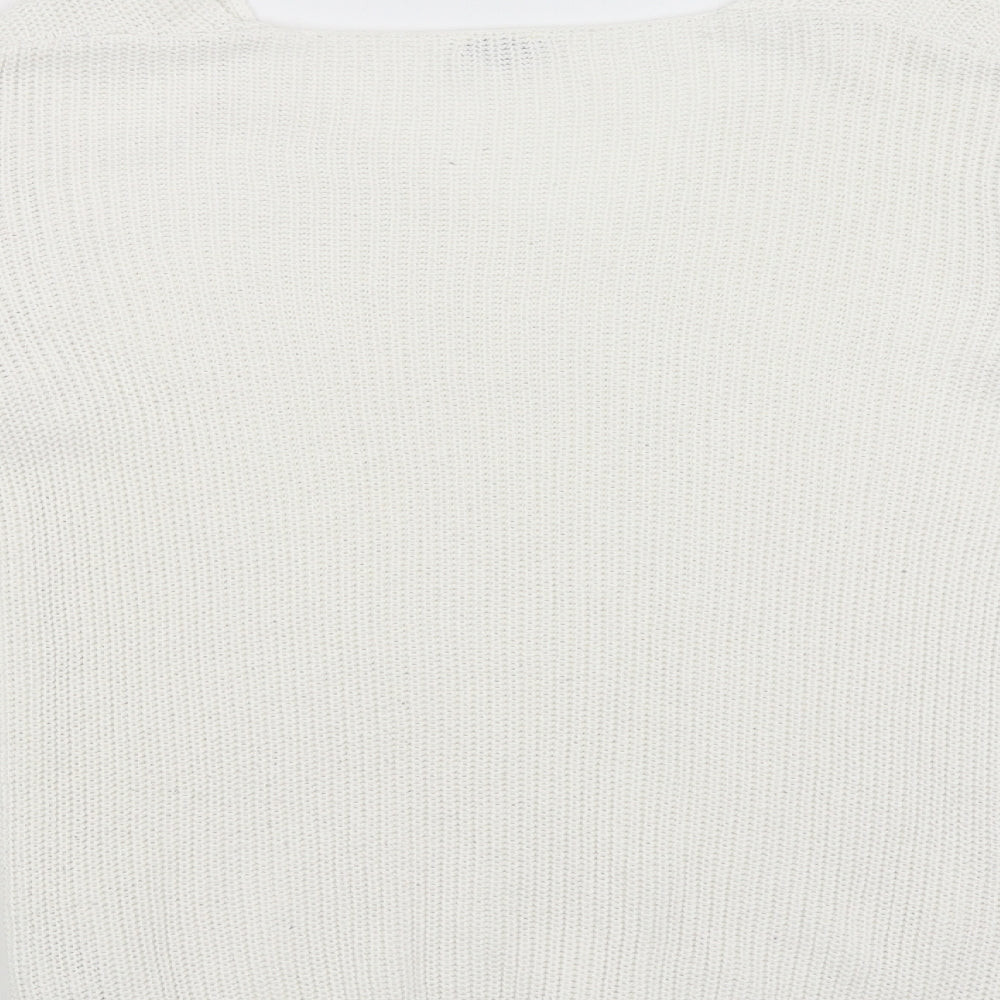 Collection Pimkie Womens White Pullover Jumper Size S