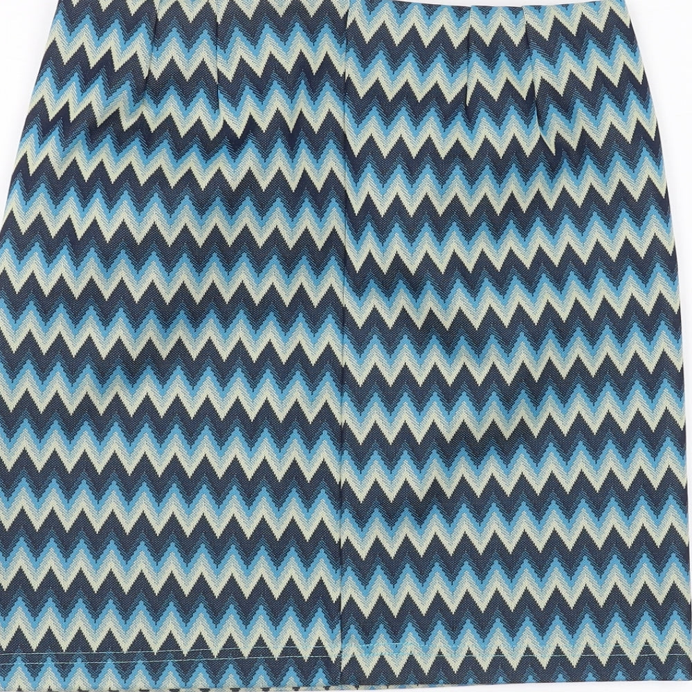 Cosmart Womens Blue A-Line Skirt Size S