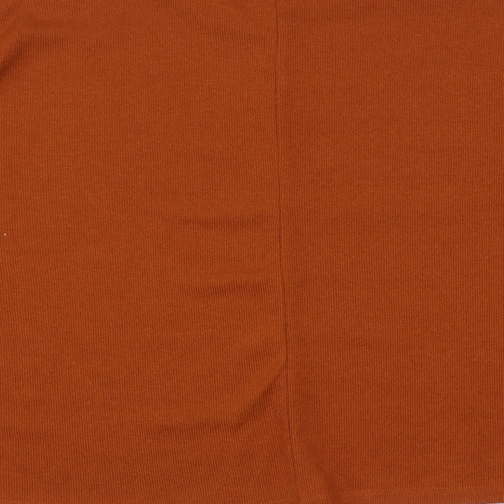 Primark Womens Orange Pullover Jumper Size L