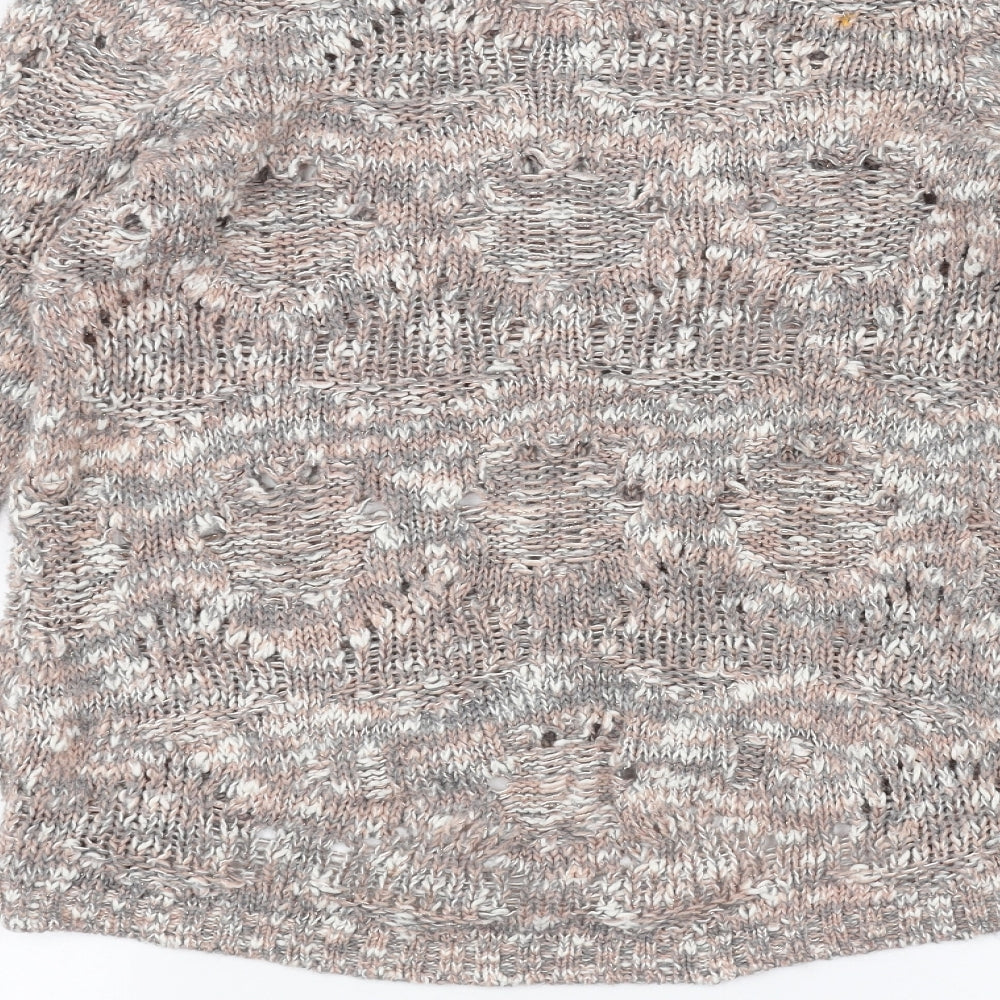 New Look Womens Grey Pullover Jumper Size 6