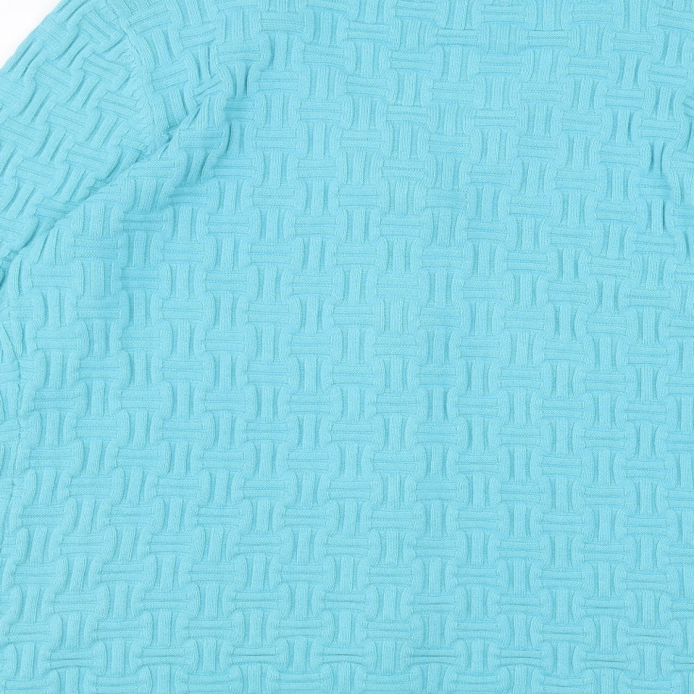 Country Club Womens Blue Cardigan Jumper Size L