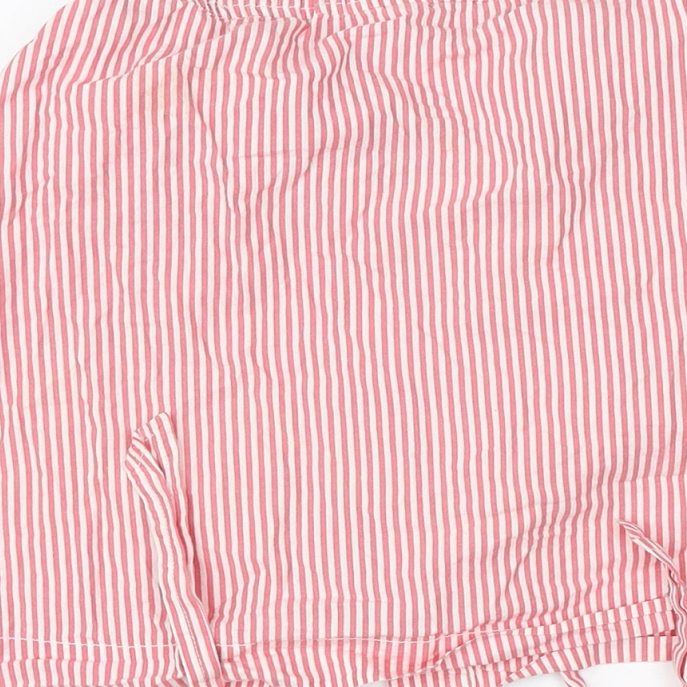 Country Road Womens Pink Striped A-Line Skirt Size 10