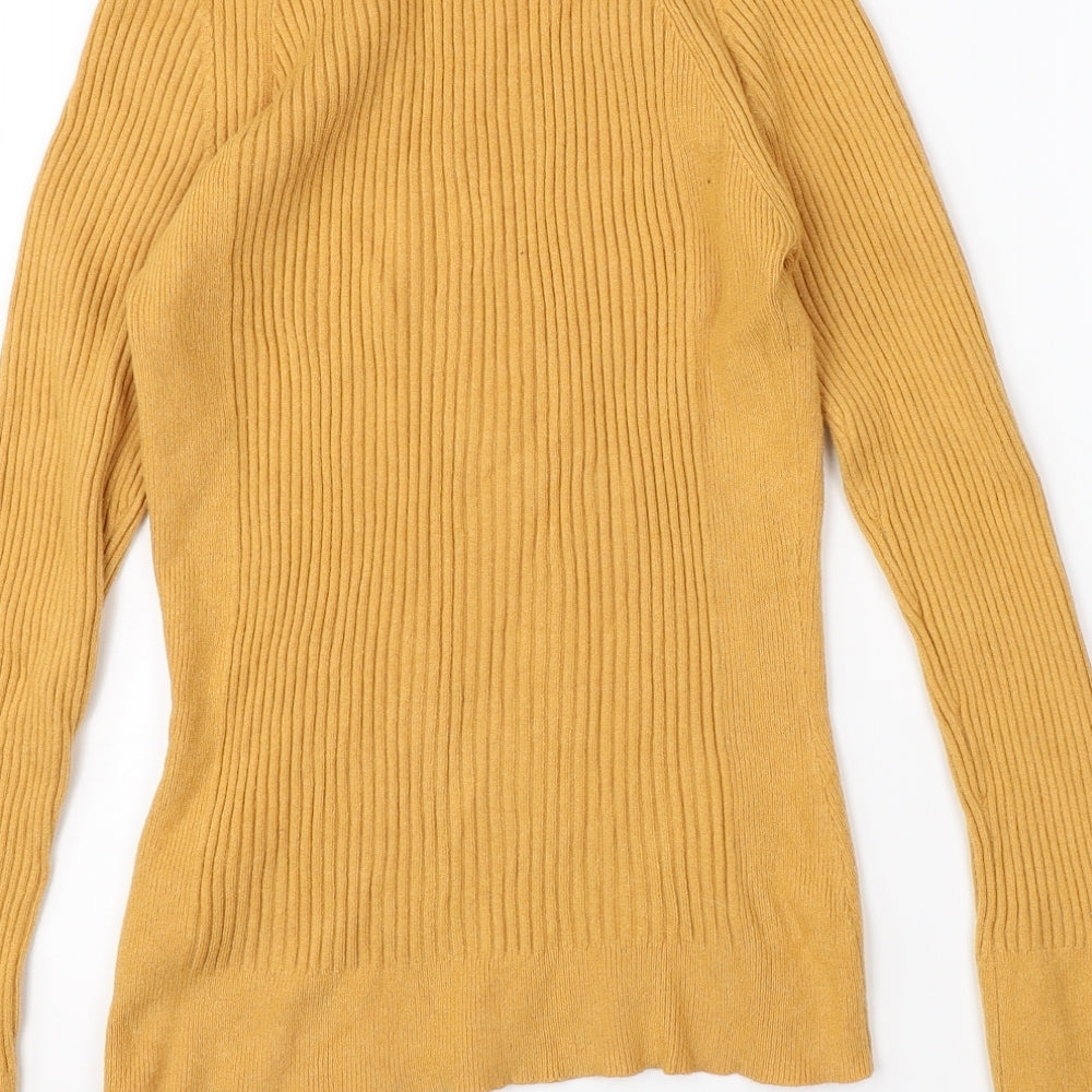 Primark Womens Yellow Pullover Jumper Size M