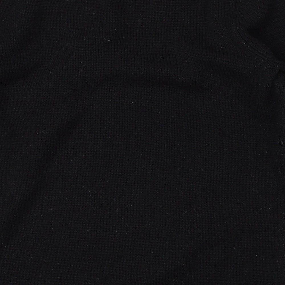 Collection Mens Black Pullover Jumper Size S - christmas