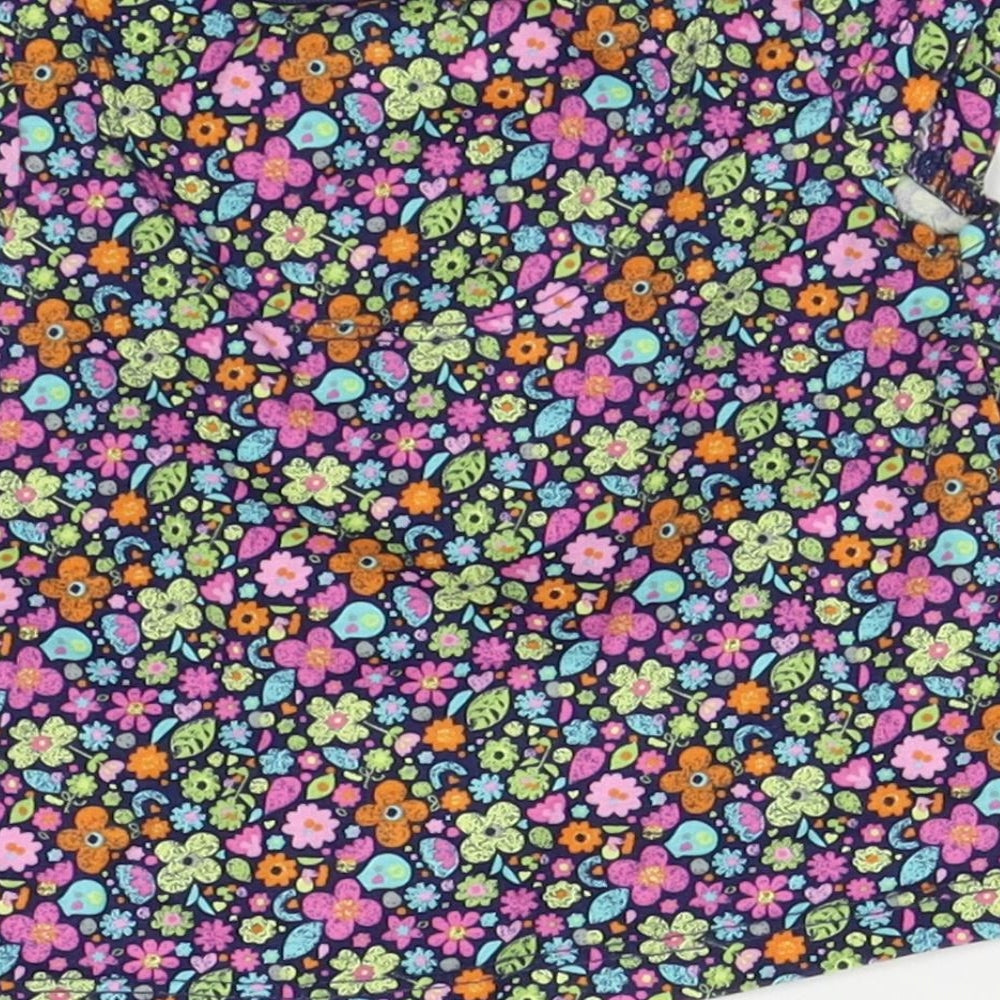 TU Girls Pink Floral Basic T-Shirt Size 0-3 Months
