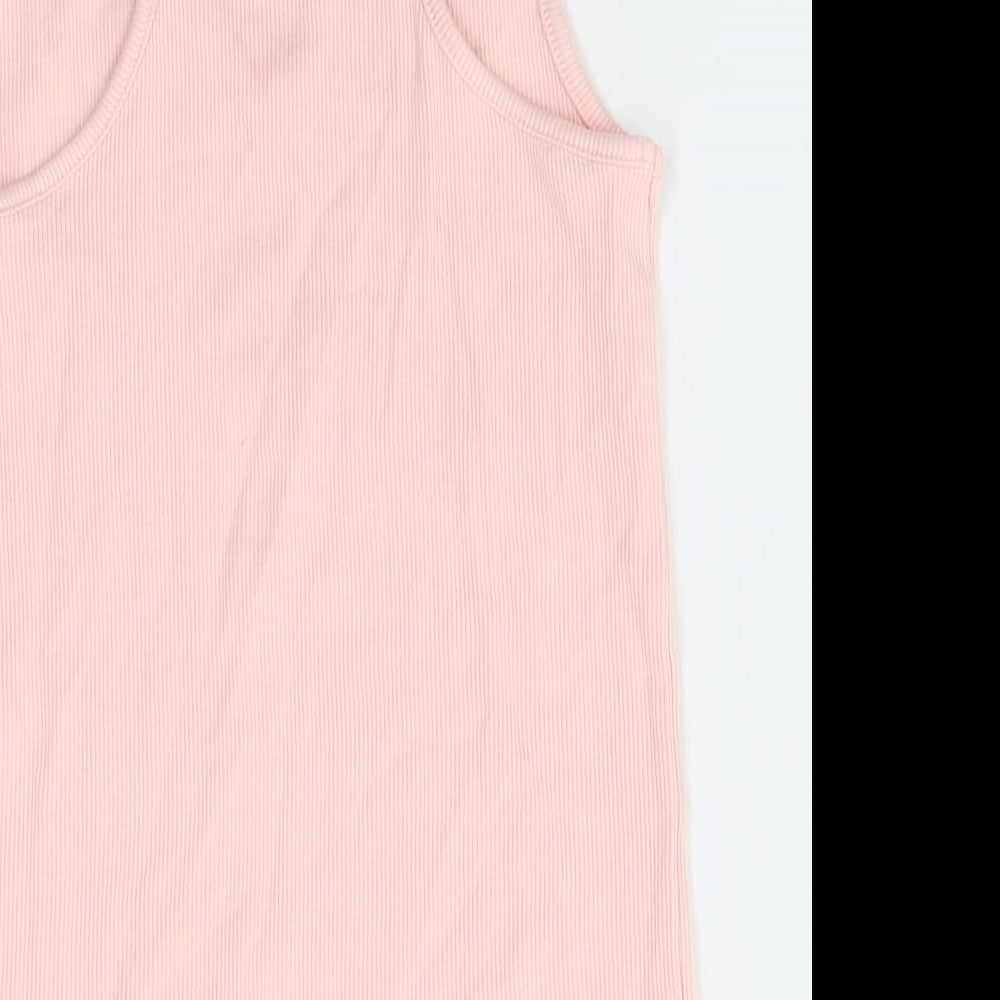TU Girls Pink Basic Tank Size 12 Years