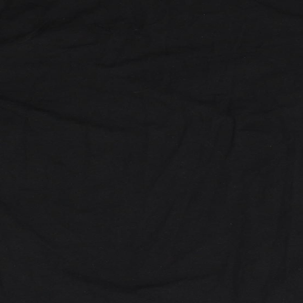 Topshop Womens Black Basic T-Shirt Size 4