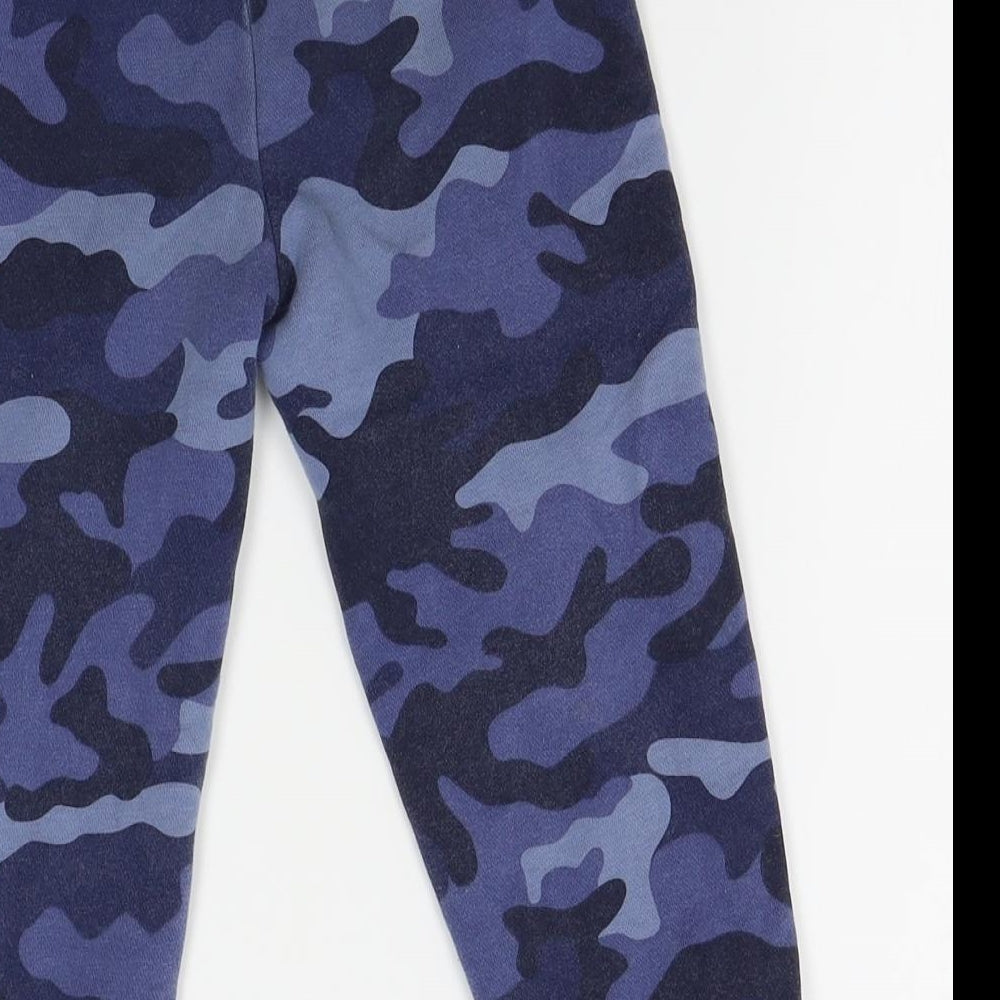 Gap Boys Blue Camouflage Jogger Trousers Size 3 Years